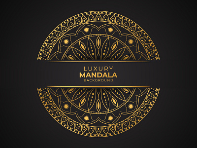 Luxury Mandala Background background branding design designeramin ethnic gold gradient illustration luxury mandala mandala mandala art mandala design mandalas mediation pattern ramadan wallpaper