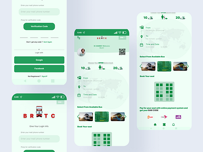 Online Ticket System App Design with Case study app design branding design home page mockup ui ux