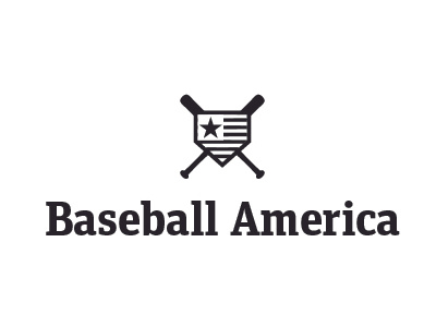 Baseball America (personal project) 2 america baseball branding design logo unit slab