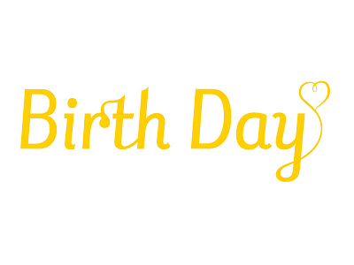 Birthday Logo for Interfaith Works lettering ligatures logo design volunteering