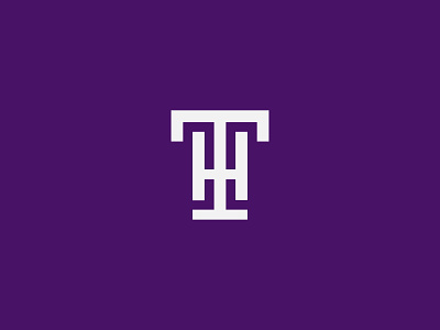 T and H Letters Symbol branding design icon logo