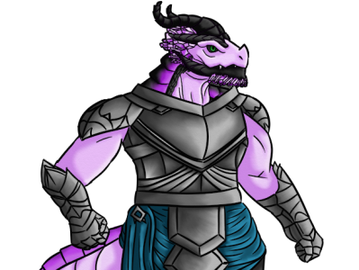 Tiakiah armor artrage studio artragestudio character character design colorful concept dd design dnd dragon dragonborn dungeons and dragons illustration purple