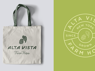 Alta Vista Farm Hops Logo