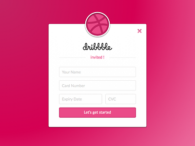 Hello again Dribbble :) form payment