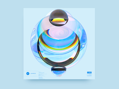 newgen posterjo #51 3d 3d art blender colors minimal octane render render sphere