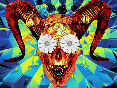 newgen posterjo #55 challenge collage colors modern poster posterchallenge skulls vintage
