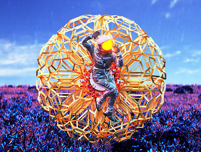 newgen posterjo #64 alien alien world bionic colors crystals cyberplant cyberpunk futuristic modern poster