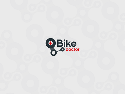 Bike Doctor Logo bike branding chain doctor logo repair shop
