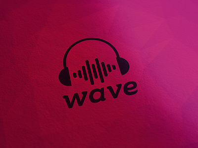 Wave Logo cool digital logo sound studio tech