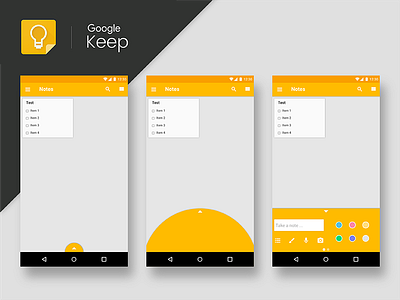 Google Keep concept design google idea keep material new