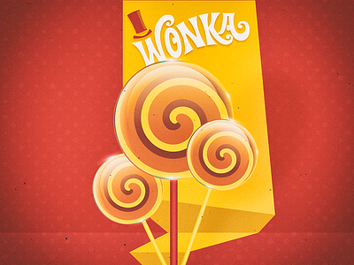 Willy Wonka lollipop