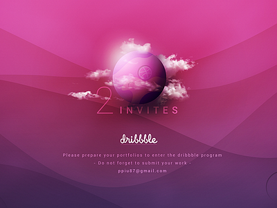 Dribbble invite contest (x2)