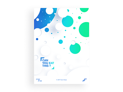 Poster Day #018 challenge colors design fun game gradient material minimal modern poster posterchallenge