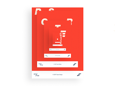 Poster Day #037 challenge colors design inception minimal modern poster posterception posterchallenge