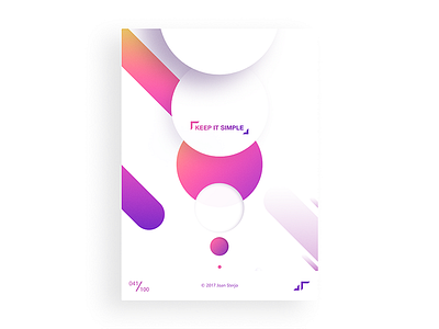 Poster Day #041 challenge colors design fun icecream minimal modern poster posterchallenge simple