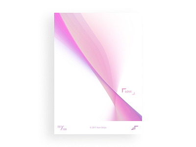 Poster Day #061 challenge colors design love minimal modern poster posterchallenge silky