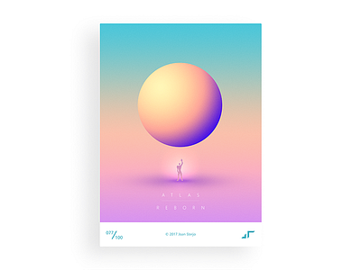 Poster Day #077 3d atlas challenge colors design globe minimal modern poster posterchallenge world