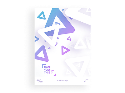 Poster Day #086 challenge colors design minimal modern poster posterchallenge triangle white