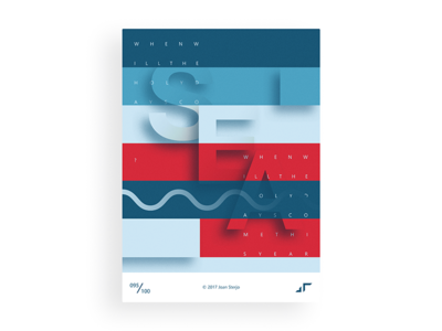 Poster Day #095 challenge colors cool design minimal modern pattern poster posterchallenge sea