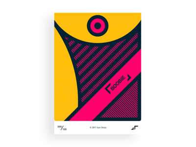 Poster Day #099 animal boob challenge colorful colors design minimal modern poster posterchallenge