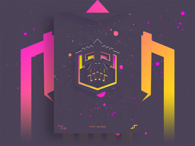 Poster Day #Skullfort challenge colors dark design minimal modern poster posterchallenge skull skullfort square