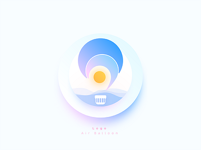 AIR logo Revamp air colors gradient light logo logodesign minimal