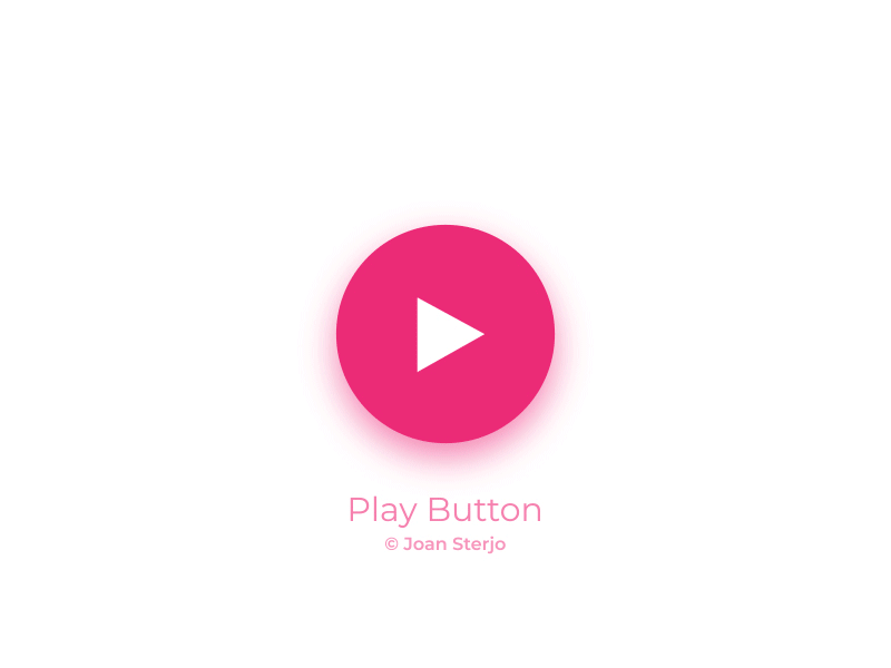Microinteraction Exploration #002 animation button cool material moving play shapes youtube
