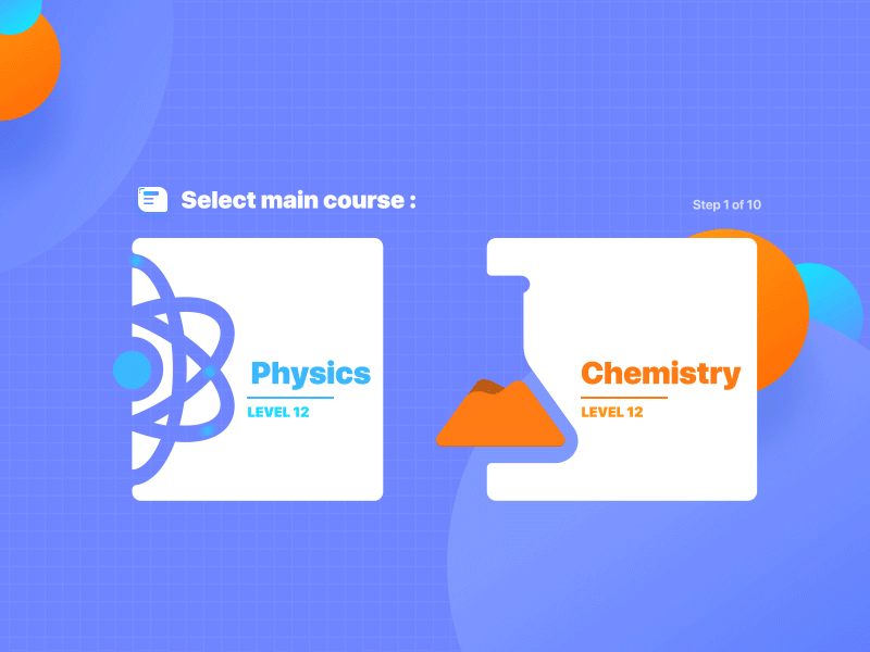 Microinteraction Exploration #004 animation cards chemistry cool moving physics school shapes