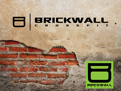 Brickwall CrossFit crossfit custom typeface gym kettlebell logo design