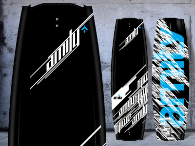 Amity Futuro - Black hardgoods product design wakeboard water sports