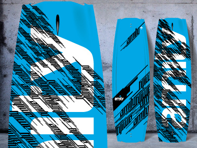 Amity Futuro Wakeboard - Blue hardgoods product design wakeboard water sports
