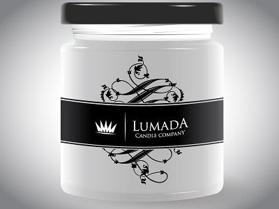 Lumada Candle Company Logo/Packaging crown label logos packaging