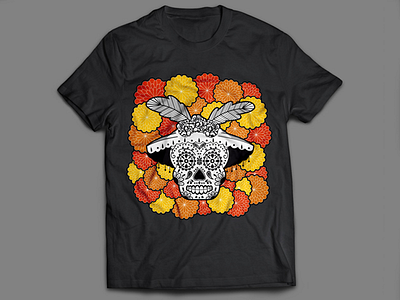 Dia de Muertos bones day of the dead dia de muertos flowers mexican mexican tradition mexico print shirt skull tradition