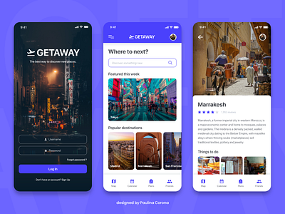 Travel Planner App Concept