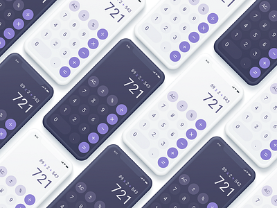 UI Daily | Calculator adobe xd app clean daily ui design ui ui design ui ux