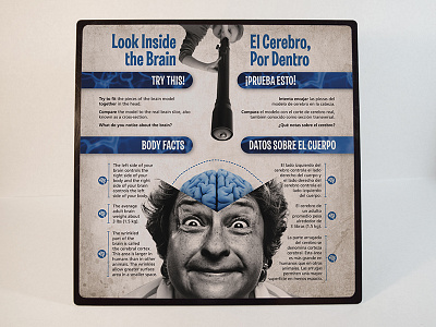 "Look Inside the Brain" Sign