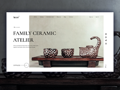 Home page Ceramics store