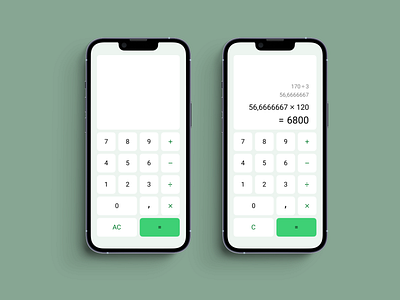 Calculator 004 dailyui mobile ui ux