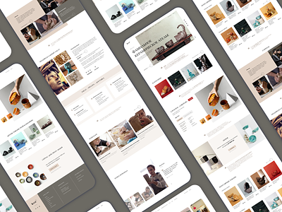 E-Commerce Shop ceramic clean dailyui design landing ui ux web