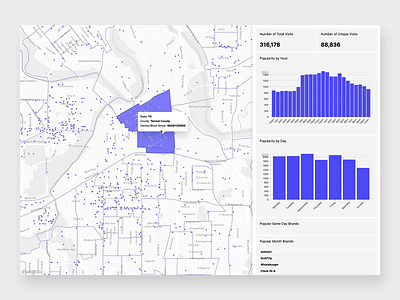 Mobile Data app map mapbox product design prototype ui ux web app web design