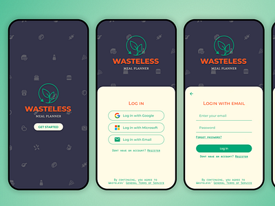 Wasteless - Daily UI challenge 001 | Sign-up page