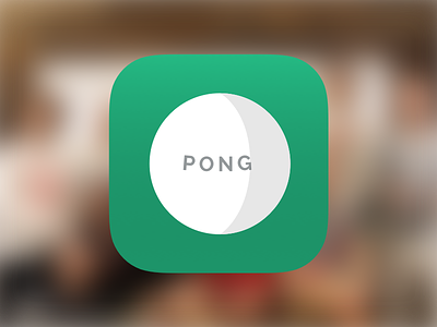 Pong App app app icon icon ios ping ping pong pong rounded score