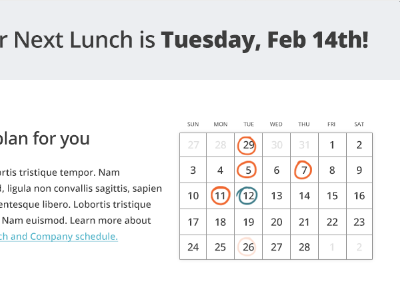 Dynamic Calendar boom calendar circles clean dates design dyamnic forever hours ipad landing lunch months nice rounded sales schedule time years