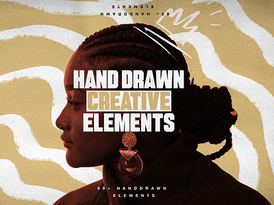 Hand Drawn Creative Elements Vol 1 branding custom design drawn hand icon illustration logo social trademark ui ux vector