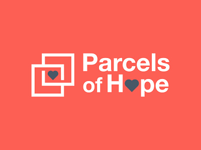 Parcels of Hope Logo branding church custom design graphic design hope hopes icon illustration logo ministry package parcels trad trademark
