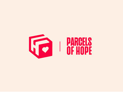 Parcels of Hope Rejected Logo branding custom design graphic design hope icon illustration logo ministry parcels trade trademark ui vector
