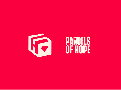 Parcels of Hope Rejected Logo Flipped box branding church custom design god hope icon illustration jesus christ logo ministry parcels trademark ui ux vector