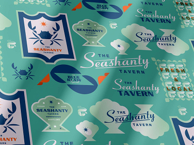 The Seashanty Tavern Brand Collage