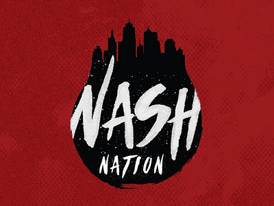 Nash Nation branding city cityscape logo nashville nation tennessee