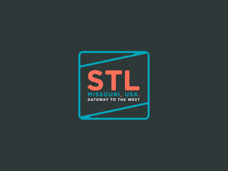 Saint Louis Badge #4 branding logo clean new square cardinals blues missouri stl badge louis saint